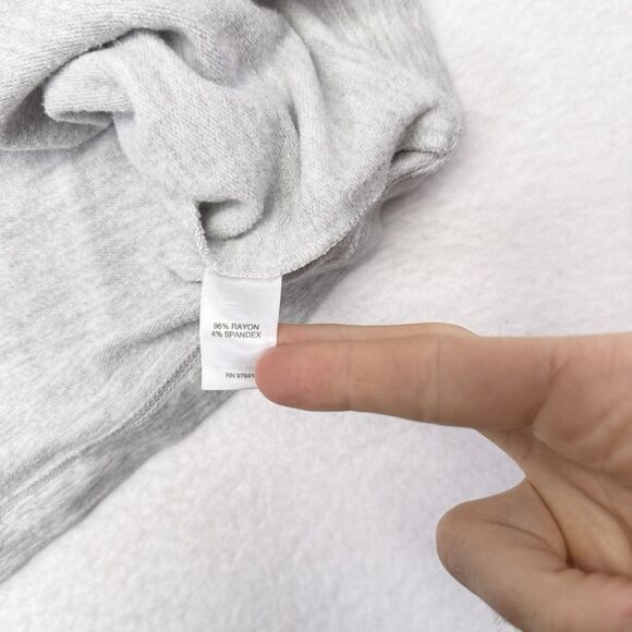 J Jill Pure Jill Cowl Neck Dress Size‎ Large Gray Jersey Casual Pullover Shift - Picture 6 of 9